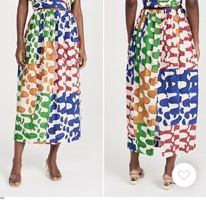 Mara Hoffman Colorful Patterned Women's Skirt Size XXS NWT